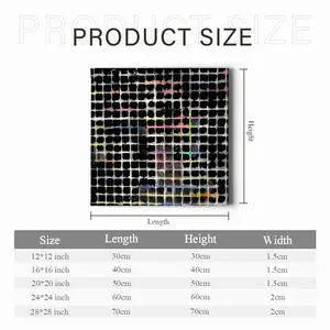 Grid (Bleeding) Canvas Decorative Painting (Multi-Size, Square)