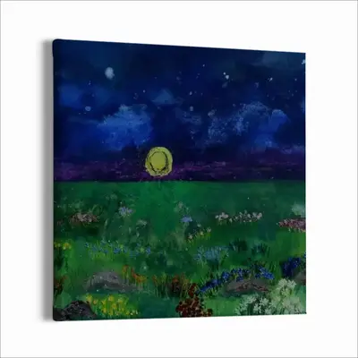 Setting Sun Illuminating Blossoming Beauty Iv Canvas Decorative Painting (Multi-Size, Square)