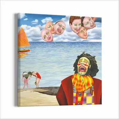 Fear Of Clowns Canvas Decorative Painting (Multi-Size, Square)