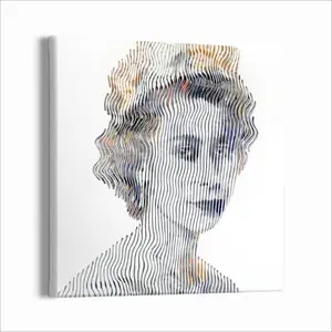 Queen Elizabeth 2 Canvas Decorative Painting (Multi-Size, Square)