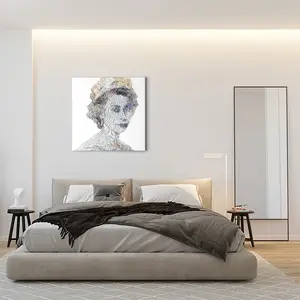 Queen Elizabeth 2 Canvas Decorative Painting (Multi-Size, Square)