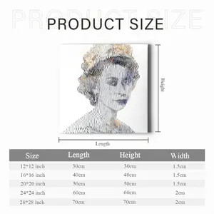 Queen Elizabeth 2 Canvas Decorative Painting (Multi-Size, Square)