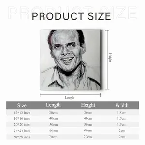 Harry Belafonte Canvas Decorative Painting (Multi-Size, Square)