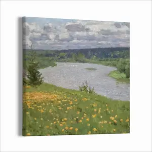 The River Sylva Noon Canvas Decorative Painting (Multi-Size, Square)