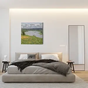 The River Sylva Noon Canvas Decorative Painting (Multi-Size, Square)