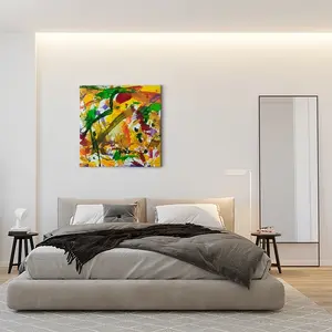 Crepuscular Balance Canvas Decorative Painting (Multi-Size, Square)