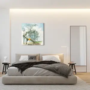 The Sacred Branch Canvas Decorative Painting (Multi-Size, Square)