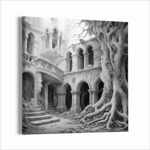 Family Roots Canvas Decorative Painting (Multi-Size, Square)