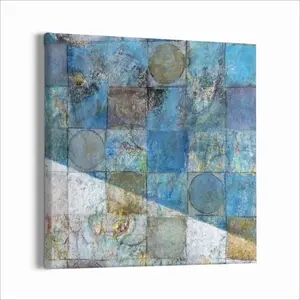 Lisbon Tiles Iv Canvas Decorative Painting (Multi-Size, Square)