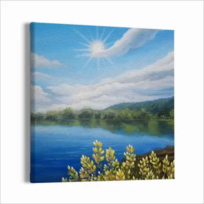 Quiet Noon Canvas Decorative Painting (Multi-Size, Square)