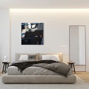 Black Canvas Decorative Painting (Multi-Size, Square)