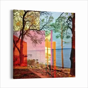 Edvard View Canvas Decorative Painting (Multi-Size, Square)