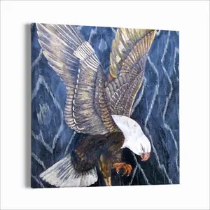 Eagle Scratch Canvas Decorative Painting (Multi-Size, Square)