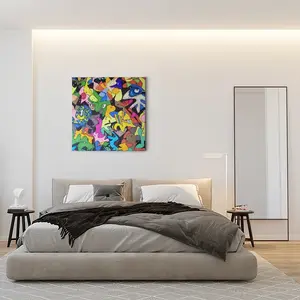 Bedlam 4 Canvas Decorative Painting (Multi-Size, Square)