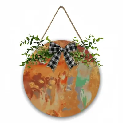 Palm Crest Wooden Hanging Board (Circular)