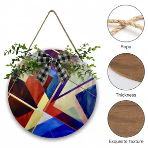 Caste Vs Caste Wooden Hanging Board (Circular)