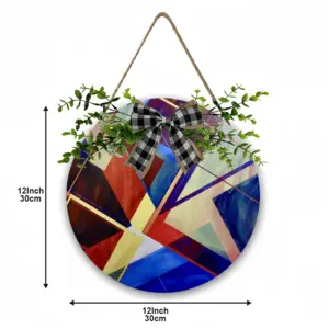 Caste Vs Caste Wooden Hanging Board (Circular)