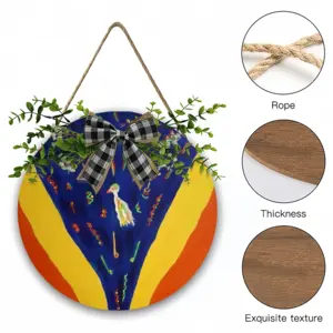 Freestyle Wooden Hanging Board (Circular)