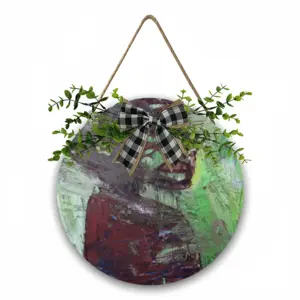 A Song Wooden Hanging Board (Circular)