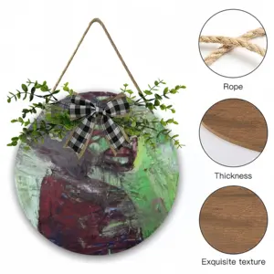 A Song Wooden Hanging Board (Circular)