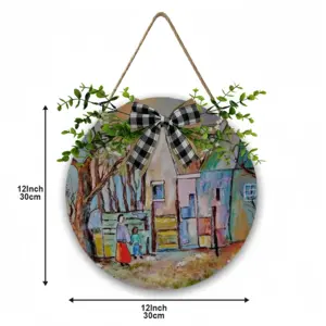 Hard Talk Wooden Hanging Board (Circular)