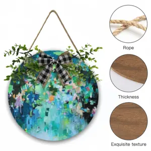 Breeze #1 Wooden Hanging Board (Circular)