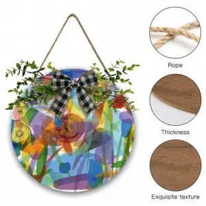 Tricyle Wooden Hanging Board (Circular)