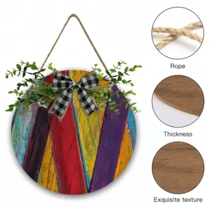 Prelude #13 Wooden Hanging Board (Circular)