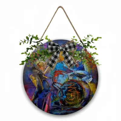 Rockstars Wooden Hanging Board (Circular)