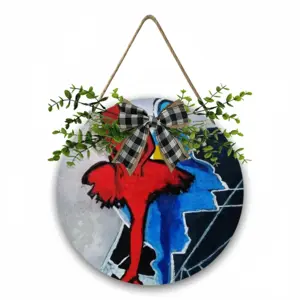 Balerine Wooden Hanging Board (Circular)