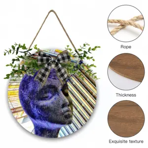 All Knowing Wooden Hanging Board (Circular)