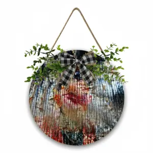 Confucius Wooden Hanging Board (Circular)