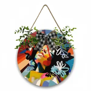 Liberte Wooden Hanging Board (Circular)