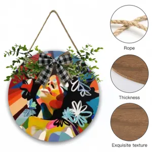 Liberte Wooden Hanging Board (Circular)