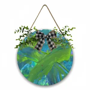 Inspiring Wooden Hanging Board (Circular)