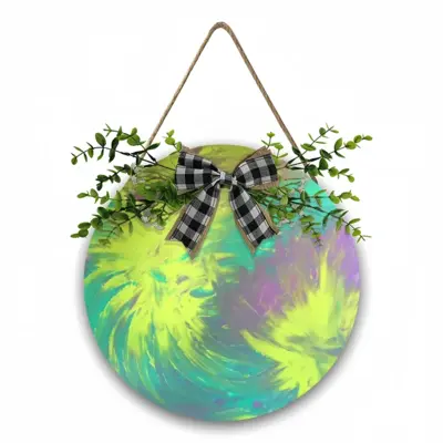 Fireworks Wooden Hanging Board (Circular)