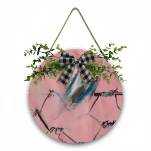 Wee Bird Wooden Hanging Board (Circular)