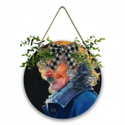 A Resident Of Odessa Wooden Hanging Board (Circular)