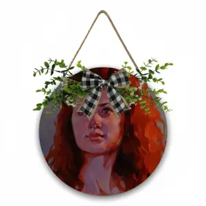 Tanya Wooden Hanging Board (Circular)