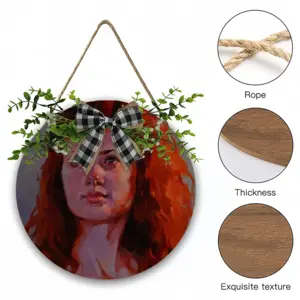 Tanya Wooden Hanging Board (Circular)