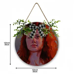 Tanya Wooden Hanging Board (Circular)