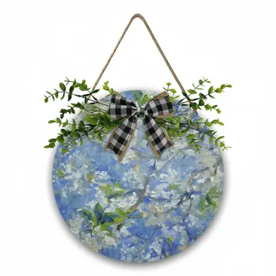 Prunus Cerasifera - Path Iii Wooden Hanging Board (Circular)