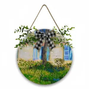 Sweet Home Wooden Hanging Board (Circular)