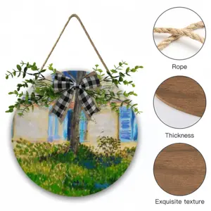 Sweet Home Wooden Hanging Board (Circular)