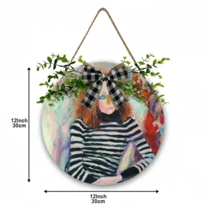 Olya Wooden Hanging Board (Circular)