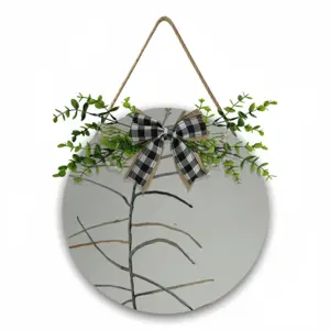 Plant Wooden Hanging Board (Circular)