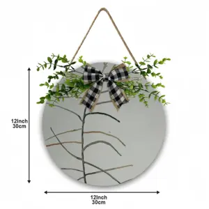 Plant Wooden Hanging Board (Circular)