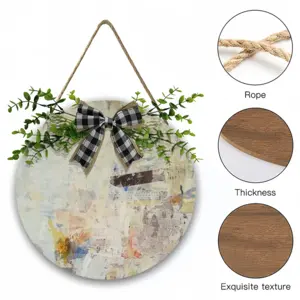 Exercise Wooden Hanging Board (Circular)