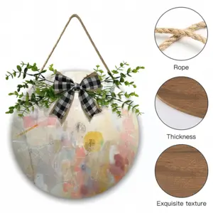 The Wall Wooden Hanging Board (Circular)