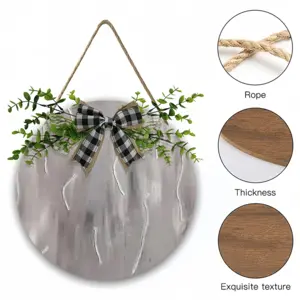 New Beginnings Wooden Hanging Board (Circular)